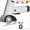 White, variant on Cordless Electric Scissors，2026 New Rechargeable High-Speed ​​Cardboard Cutter, Powerful Motor, Rotary Cutting, with LED Light