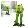 thumbnail image 4 of Promotion!!Charming Frog Statue Cute And Fun Decorative Figurine For Home Desk Bathroom Decor & Unique Gift Idea, 4 of 6