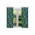 thumbnail image 4 of CADecor Sugar Skull Dia De Los Muertos Window Treatment Panel Curtains Window Curtain Kitchen Curtain,Two Piece 26x39 Inches, 4 of 4
