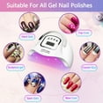 thumbnail image 6 of Blaward UV LED Nail Lamp, Nail dryer, 280W Fast UV Light for Nails Gel Polish, Professional Curing with 4 Timer Setting Auto Sensor, LED Gel Nail Dryer for Fingernail and Toenail Home Salon Use, 6 of 11