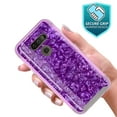 thumbnail image 3 of LG Harmony 4 Case, LG Premier Pro Plus Case, LG Xpression Plus 3 Case, Rosebono Graphic Design Shockproof Protective Rugged Hybrid Bumper Case for LG Harmony 4 (Purple Shell), 3 of 4