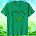 thumbnail image 5 of Qetyuw Women's St Patrick's Day Tops Crew Neck Short Sleeve Summer Casual Tee Shirts Shamrock Love Heart Printed Shirt, 5 of 6