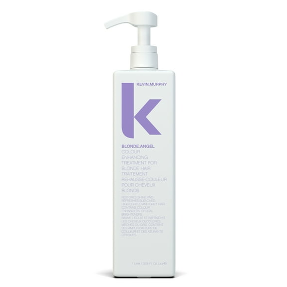 KEVIN.MURPHY BLONDE.ANGEL - Blonde Colour Conditioner - For Bleached, Highlighted & Grey Hair - Moisturising Blonde Conditioner - Colour Safe Conditioner - 1000 mL / 33.8 fl oz