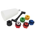 thumbnail image 1 of 8pcs Oil Funnel Filling Kit With 6 Adapters Automotive Tool For Car Truck, 1 of 7