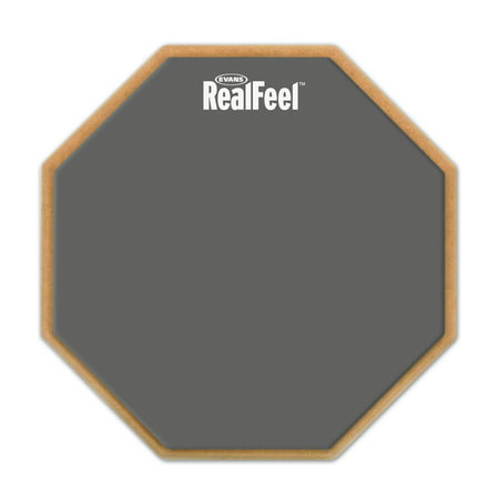 RealFeel by Evans 2-Sided Practice Pad, 12 Inch (Best Practice Pad For Marching Snare)