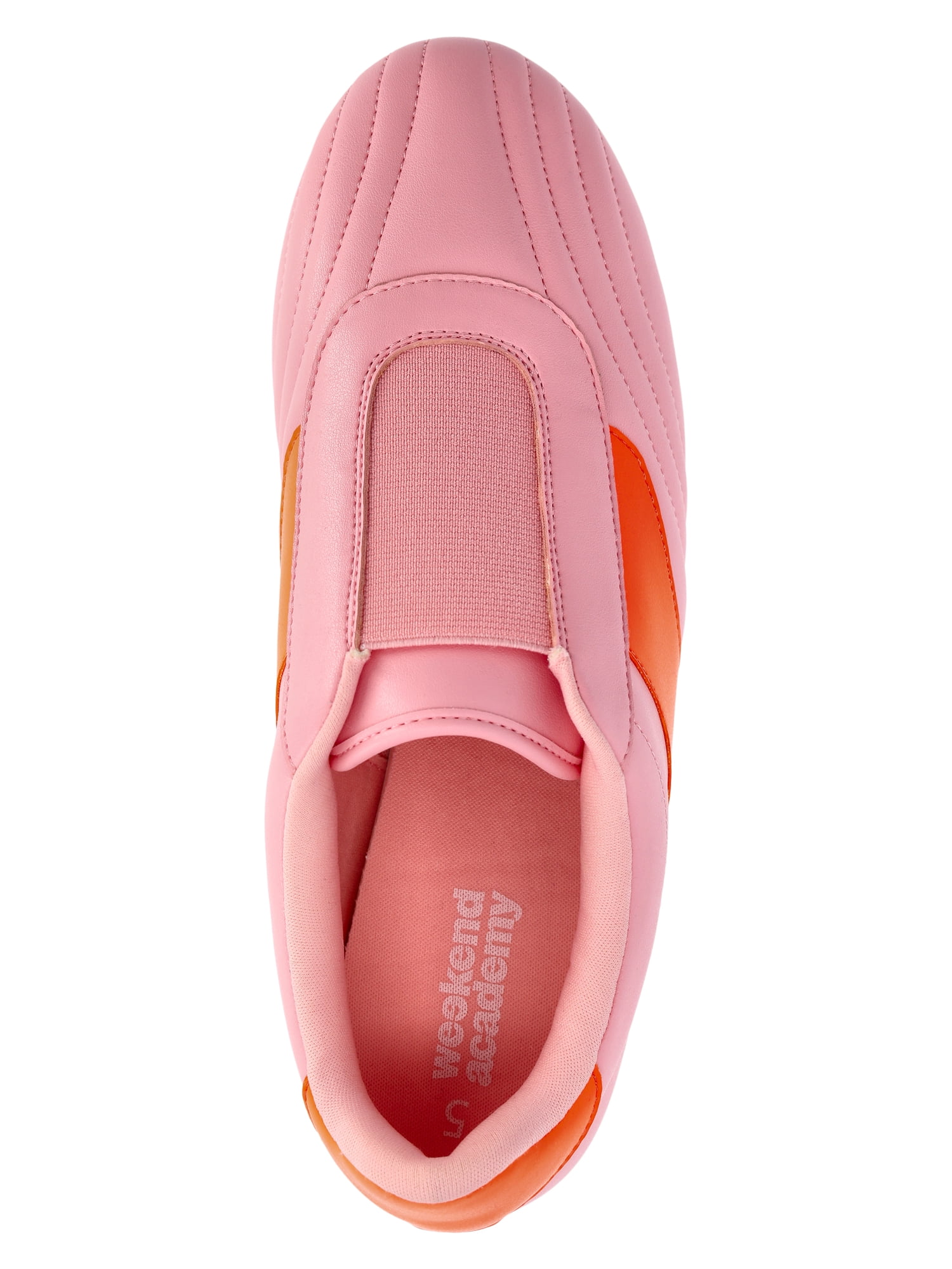 Weekend Academy Girls Slip On Sneakers with Thin Soles