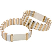 Caselet Marilyn Bracelet-White & Gold