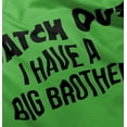 thumbnail image 5 of Watch Out I Have A Big Brother Cute Toddler Boy Girl T Shirt Infant Toddler Brisco Brands 4T, 5 of 6