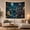 Magic Night Woods, variant on Moon Stars Magical with Forest Night Illuminated Luminous, Mystical Fantasy for Space Lovers, Galaxy Room Decor, Christmas Gift, Tapestry Wall Hanging for Bedroom and Dorm