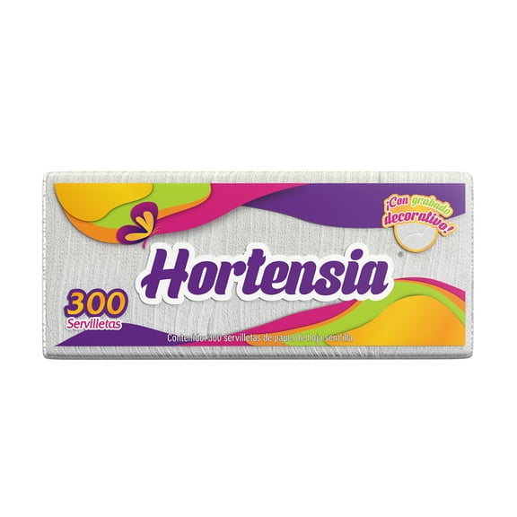 Servilletas Hortensia 300 pzas