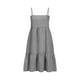 thumbnail image 2 of Vestido de Camisa Cuadrada para las Mujeres A-Línea Correas de Hombro Mini con Borde de Volantes, Vestido de Bolsillo Lateral Casual para Primavera Verano Otoño Diario Y Fiesta, 2 of 6