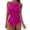 Pink, variant on Sngxgn Women Swimsuit Bathing Suit Square Neck Cutout Back Tummy Control with Adjustable(Red,M)