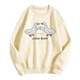 thumbnail image 4 of Chandail à Capuche Imprimé pour Femmes, Manches Longues, Col Rond, Mode Décontractée, Veste de Jogging à Fermeture Éclair Complète, Confortables, Grande Taille, 4 of 4