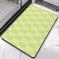 thumbnail image 4 of Bathroom Runner Rug with Checkered Design - Non-Slip, Long Bath Mat, 20x32 inches, Absorbs Water, Soft Microfiber, Machine Washable., 4 of 5