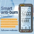 thumbnail image 3 of ANENG 681 6000 Counts Digital Multimeter Smart -burn Rechargeable Universal Meter NCV Tester 5-inch Large LCD with Backlit Flashlight for Voltage Current Resistance Capacitance Frequency On, 3 of 7
