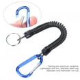 thumbnail image 3 of Flexible Connection Hanging Buckle Missing Rope, High Altitude Sports Hanging Buckle Anti-Lost Rope, Anti-Lost Strap 90cm Outdoor for Hammocks Black Hanging Buckle,Blue Hanging, 3 of 7