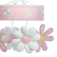 thumbnail image 3 of Lambs & Ivy Daisy Dreams Pink/White Musical Baby Crib Mobile Soother Toy, 3 of 7