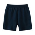 thumbnail image 4 of 3 Packs Baby Boys Elastic Waist Shorts Solid Kids Cotton Shorts Multicolor 2-8 Years Toddler Short Pants, 4 of 5