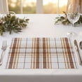 thumbnail image 6 of Unique Bargains Placemats Set of 6 Placemats for Kitchen Dining Table Washable Orange, 6 of 7