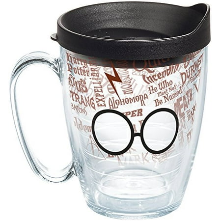 

Tervis Made in USA Double Walled Harry Potter - Glasses and Scar Insulated Tumbler Cup Keeps Drinks Cold & Hot 16oz Mug Classic