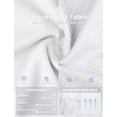 thumbnail image 4 of BALEAF Women's Sun Shirts UPF 50+ Mesh Back Lightweight Breathable Long Sleeve Shirt SPF Hoodie for Fishing Hiking White L, 4 of 7