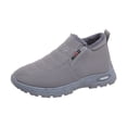 thumbnail image 2 of AUDeals Women Hiking Boots, Waterproof Snow Boots, Wide Toe Box Winter Shoes with Fur Lining for Cold Weather (Grey, 9.5), 2 of 5