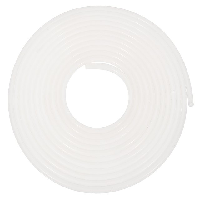Tubo de silicona Uxcell 1 pulgada ID x 1-7/32 pulgadas OD x 3.3 pies manguera de alta temperatura 3mm x 6mm x 16.4 pies