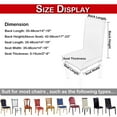 thumbnail image 2 of DYstyle Christmas Decor Spandex Stretch Banquet Chair Cover Dining Room Seat Cover, 2 of 6