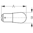 thumbnail image 2 of Sea Dog Ampoule Multi-Usage 441157-1 Double Contact Baïonnette; Verre Robuste; Base en Laiton Nickelé; 12.8 Volts; 2.1/0.59 Ampères; 26.88/8.26 Watts; 32/3 Puissance de Bougie; Simple, 2 of 2