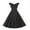 Black A-line Flowy Long Beach Dresses Peplum, variant on Olyvenn Women's Summer A-line Flowy Long Beach Dresses Peplum Pleated Big Swing High Waist Smocked Formal Cap Short Sleeve Cocktail Dress Polka Dot Sundress Portrait V Neck Babydoll Red 6