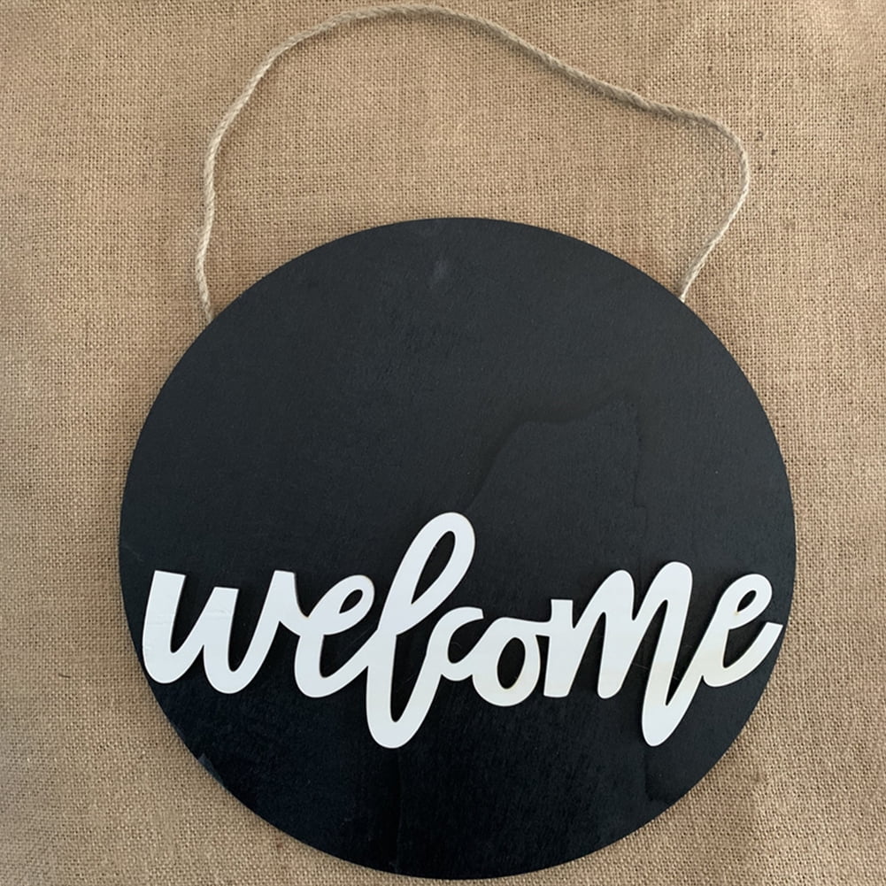 Home Decor Indoor Outdoor Door Sign Hello Crafts Hanging Plaque
