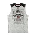 thumbnail image 1 of Helix Mens Renegade Whiskey Muscle Tank Top, Grey, Small, 1 of 1