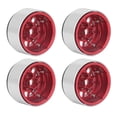 thumbnail image 4 of 4 llantas RC Beadlock de 1,9 pulgadas, bujes de rueda de aleación de aluminio para Axial SCX10 90046 AXI 03007 1/10 RC Crawler rojo, 4 of 12