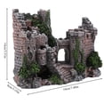 thumbnail image 1 of Castillo de Paisaje de pecera Arco de Puerta de simulación No se desvanecerá, Muy Duradero CREA un Hermoso Mundo Submarino Unbranded CW03404, 1 of 7
