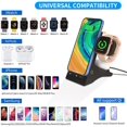 thumbnail image 5 of SHARE SUNSHINE Wireless Charger 4 in 1 Fast Charging Stand with Night Light for iWatch Series/Airpods Pro/iPhone 13/12/11/XS Max/XR/X/8 +/Samsung Galaxy S21/S20+/S10/S9/S8/S7/ and More Qi Phones, 5 of 6