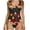 Multicolor#10, variant on Ladies Patriotic Flag Print One Piece Swimwear U Neck 4th of July Beach Swimsuit Size S-XXL
