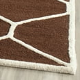 thumbnail image 3 of SAFAVIEH Cambridge Juan Geometric Wool Area Rug, Dark Brown/Ivory, 2'6" x 4', 3 of 7