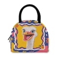 thumbnail image 5 of 7L Volume Handheld Insulated Reusable Meal Tote Lunch Bags Tongue Sticking Out in Laughter, 5 of 6