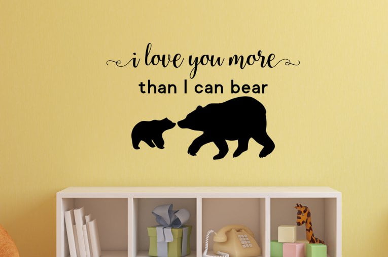 black bear nursery decor
