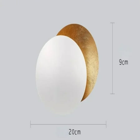 

FPWNGL Elegant and Chic Sophisticated Modern Round Eclipse Wall Sconce Light - Stylish Sleek Lighting for Bedroom Living Room Hallway Aisle and Corridor - Sleek Option for Bedside Lig