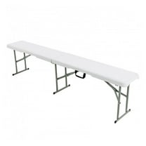 Folding Bench 6ft Portable, 550lbs Capacity - Outdoor Picnic Bench with Handle