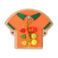 thumbnail image 3 of Juguetes sensoriales portátiles multifuncionales Montessori para niños pequeños en edad preescolar ropa amarilla perfke tablero ocupado, 3 of 9