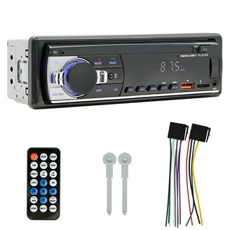 JVC KDSR86BT Single DIN Car Stereo CD Player, with High