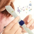 thumbnail image 4 of OULII 1Pack White Flute with 8-Hole Design for Music Class and Personal Practice 11.8X1.2X1.2in, 4 of 8