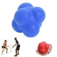 thumbnail image 6 of Reaction Ball Training Ball and Sensitive Agility Trainer Hexagonal Ball Coordination Trainer for Baseball Basketball Boxing Football Blue, 6 of 10
