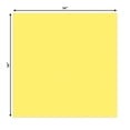 thumbnail image 2 of Yellow 14x14 Uncut Art Mat Board - No Opening - 25 Mats, 2 of 7