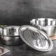 thumbnail image 5 of Stainless Steel Basin Kitchen Multifunctional Vegetable Washing Basin Household Vegetable Washing Grater Basin Soup Basin Four Piece SetFeatures:Quantity: 1 pcMaterial: Stainless steelColor: Sil, 5 of 6