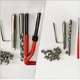 thumbnail image 2 of 30pcs Thread Repair Kit Drill Helicoil Repair Kit Thread Repair Insert Kit Hand Tool Set for Auto Repairing Tool, 2 of 8