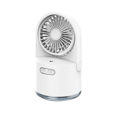 

Desk Anti-Fall Mini Hand Fan USB Spray Fan Mini Hand Humidifier Portable Water Mist Small Charging Humidifying for College Open-Air Stadium Dormitory Gift