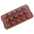 thumbnail image 3 of Molde De Silicona De 15 Cavidades, Moldes De Chocolate En Forma De Corazón De 2 Piezas, Herramientas Para Hornear Para Diy, Gelatina De Chocolate, Pastel De Caramelo Eigraketly HA036689-00, 3 of 6